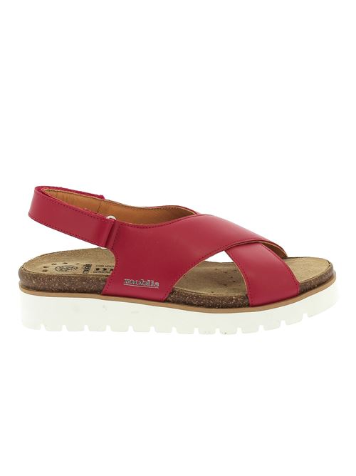 Tally sandalo da donna in pelle rossa MOBILS ERGONOMIC | TALLY7841